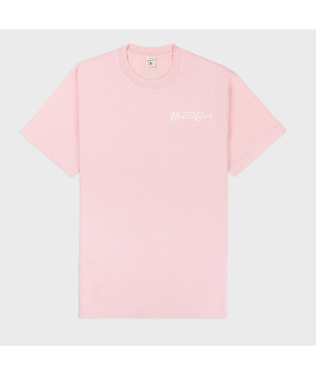 SPORTY AND RICH Розовая хлопковая футболка, фото 5