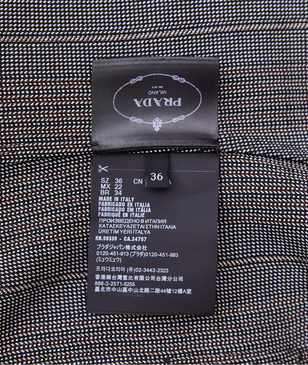 PRADA Серый шерстяной жакет/пиджак, фото 6