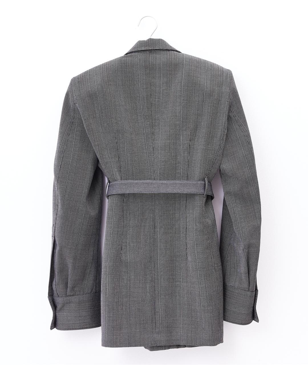 PRADA Серый шерстяной жакет/пиджак, фото 2
