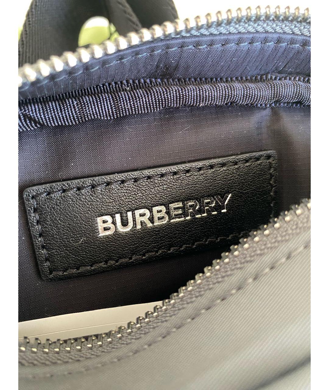 BURBERRY Серая поясная сумка, фото 5