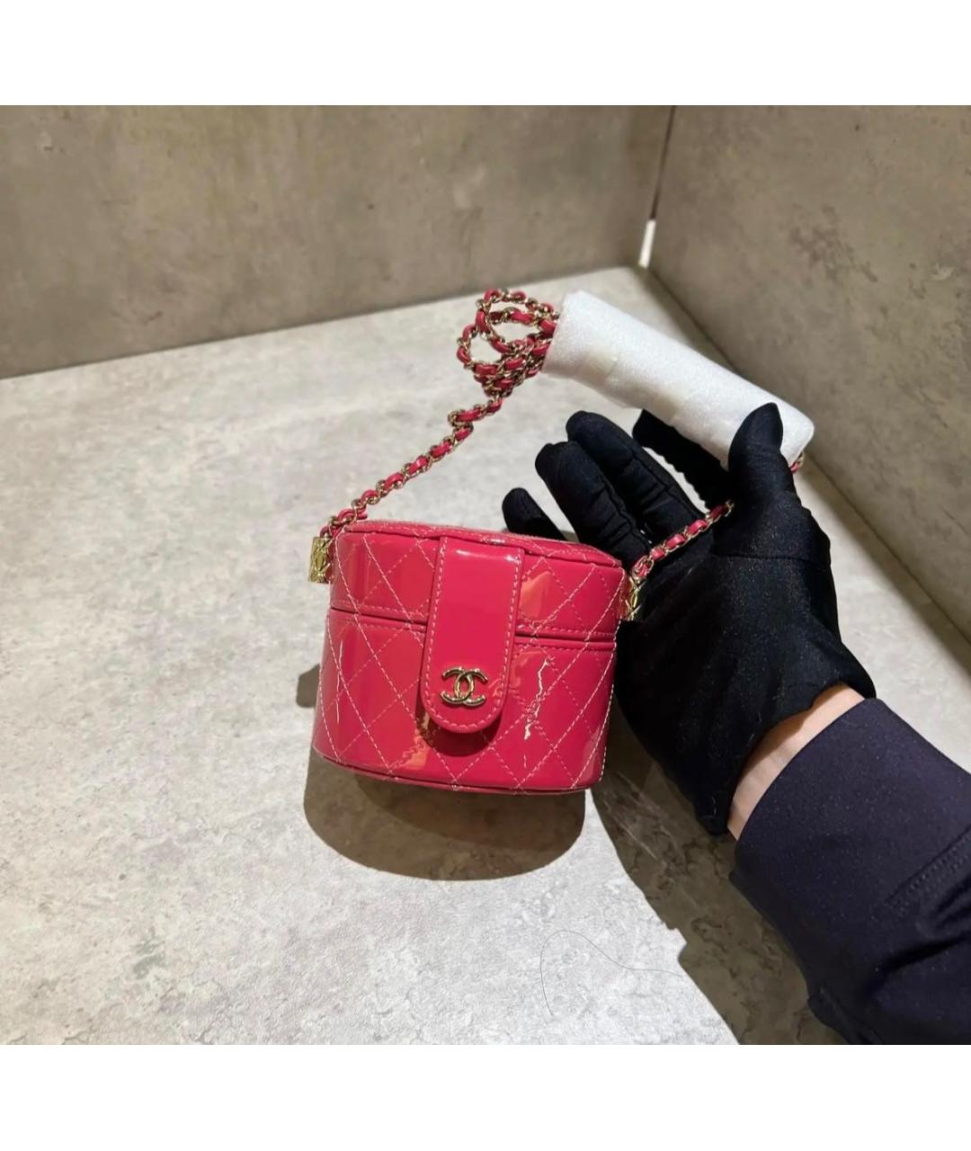 CHANEL PRE-OWNED Розовая сумка через плечо, фото 6