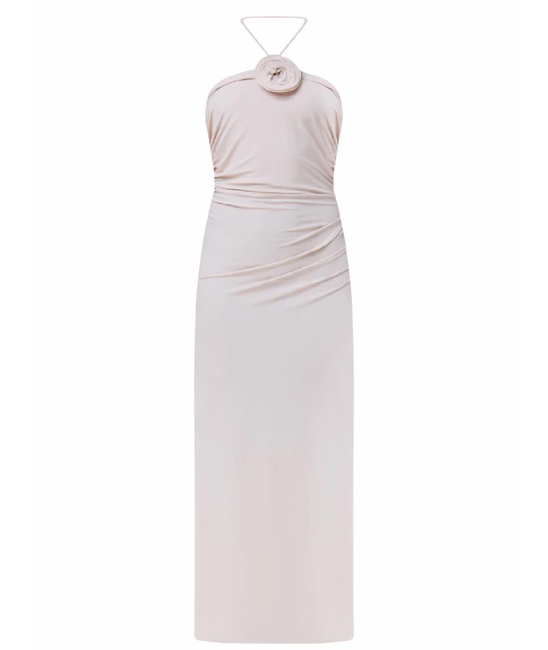 MAGDA BUTRYM Белое полиамидовое вечернее платье, фото 1