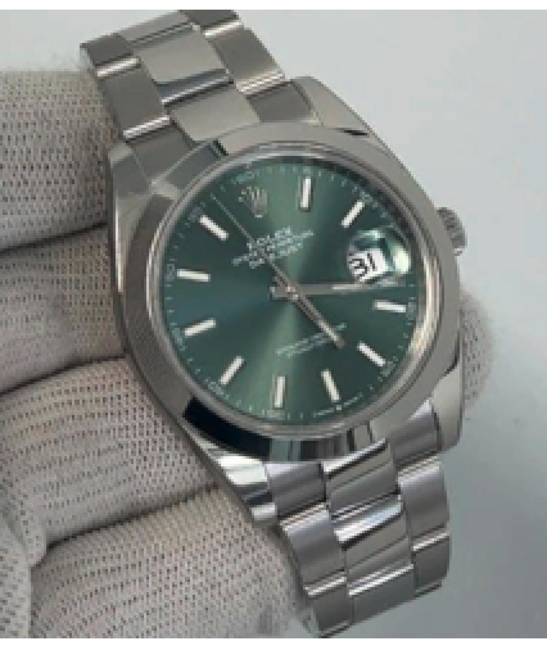 ROLEX Зеленые часы, фото 3