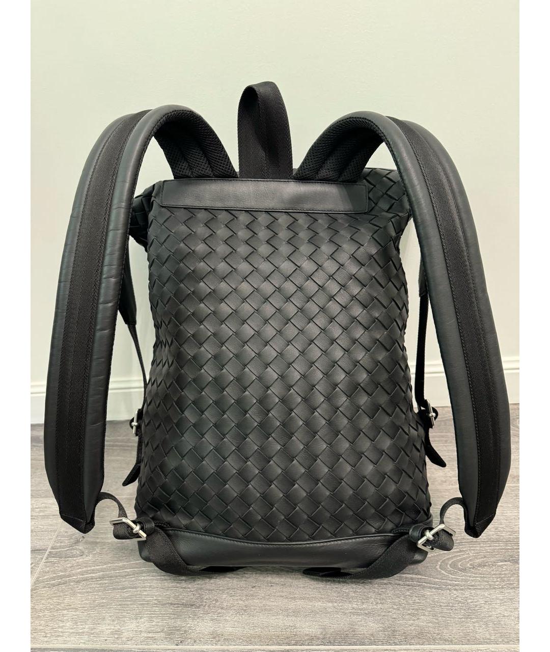 BOTTEGA VENETA Черный кожаный рюкзак, фото 2