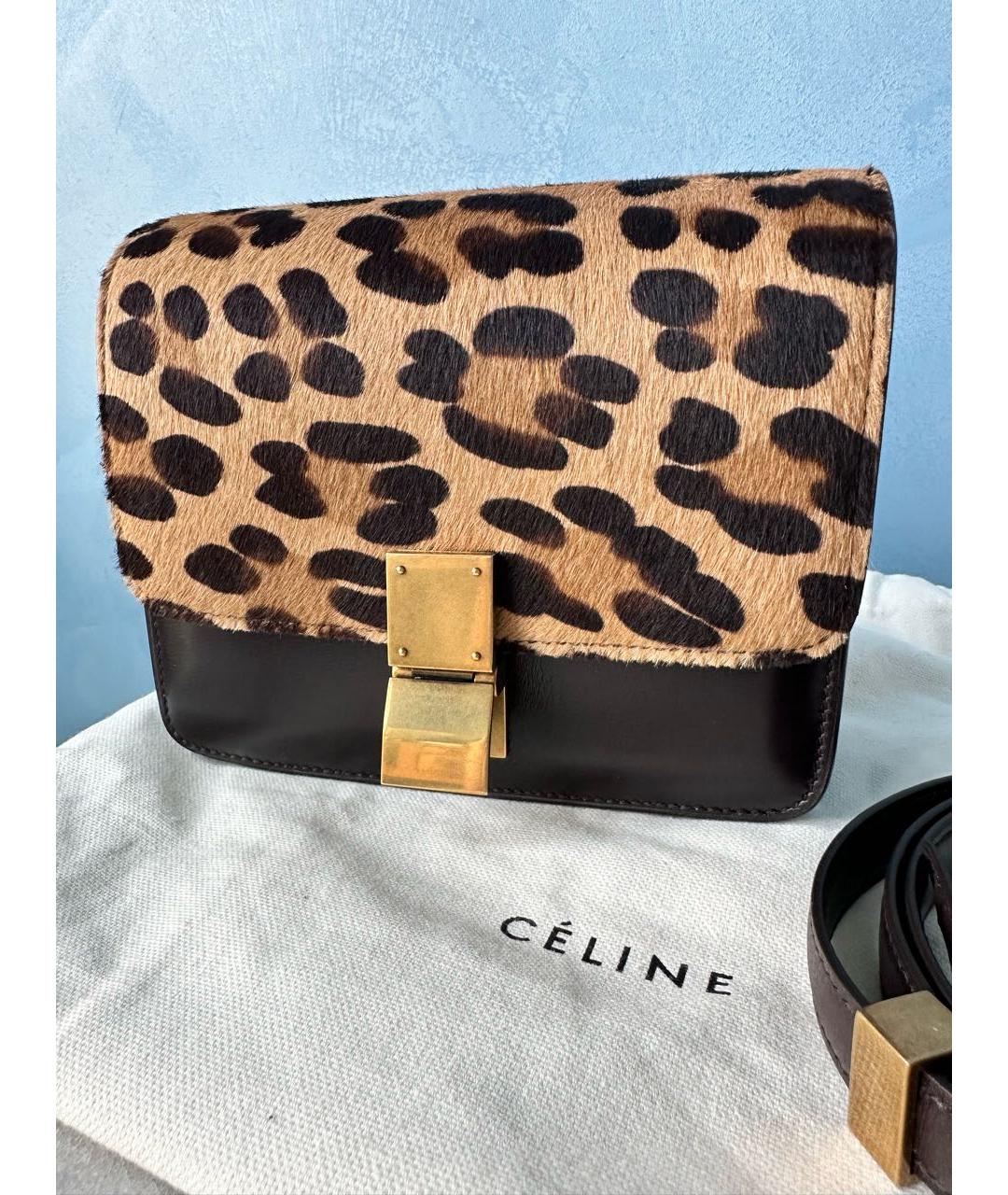 CELINE PRE-OWNED Коричневая сумка через плечо, фото 8