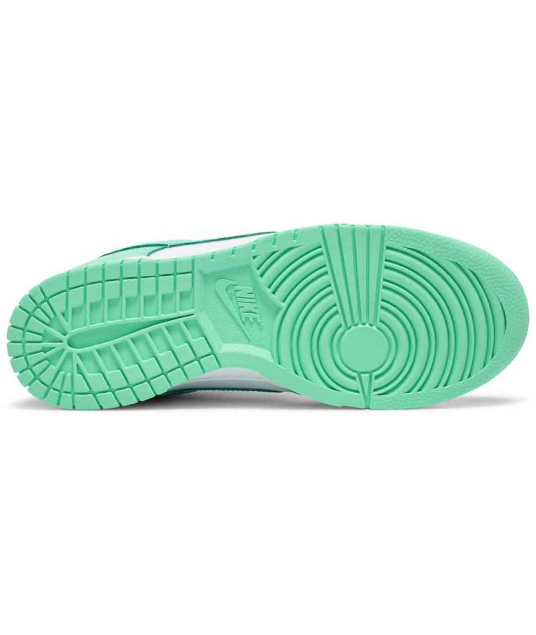 NIKE Зеленые кроссовки из искусственной кожи, фото 5