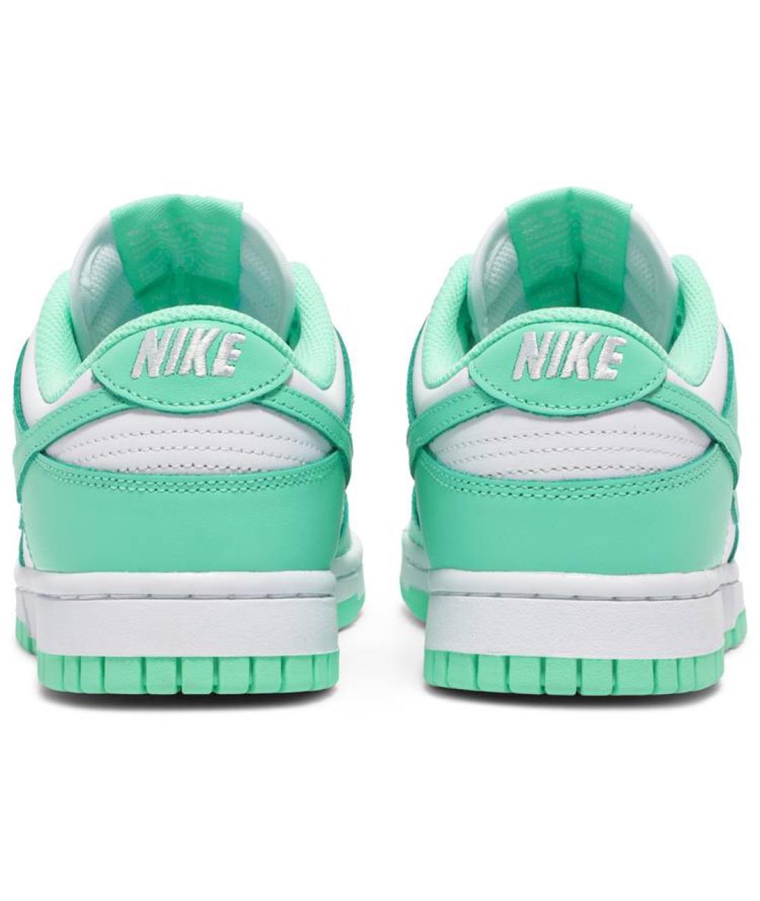 NIKE Зеленые кроссовки из искусственной кожи, фото 4