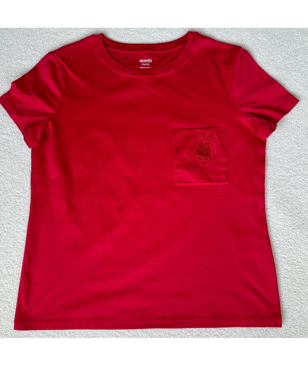 HERMES PRE-OWNED Мульти хлопковая футболка, фото 3