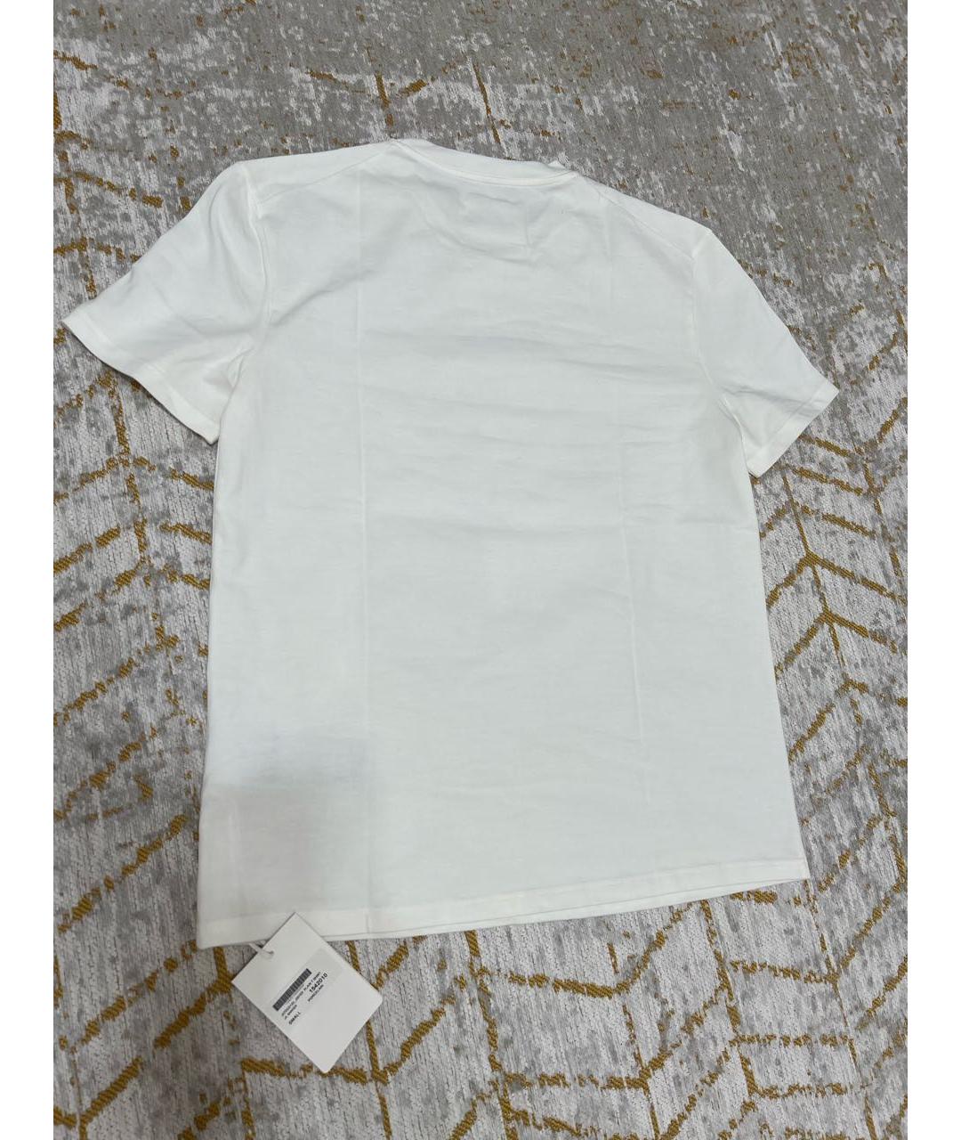 JIL SANDER Белая хлопковая футболка, фото 6