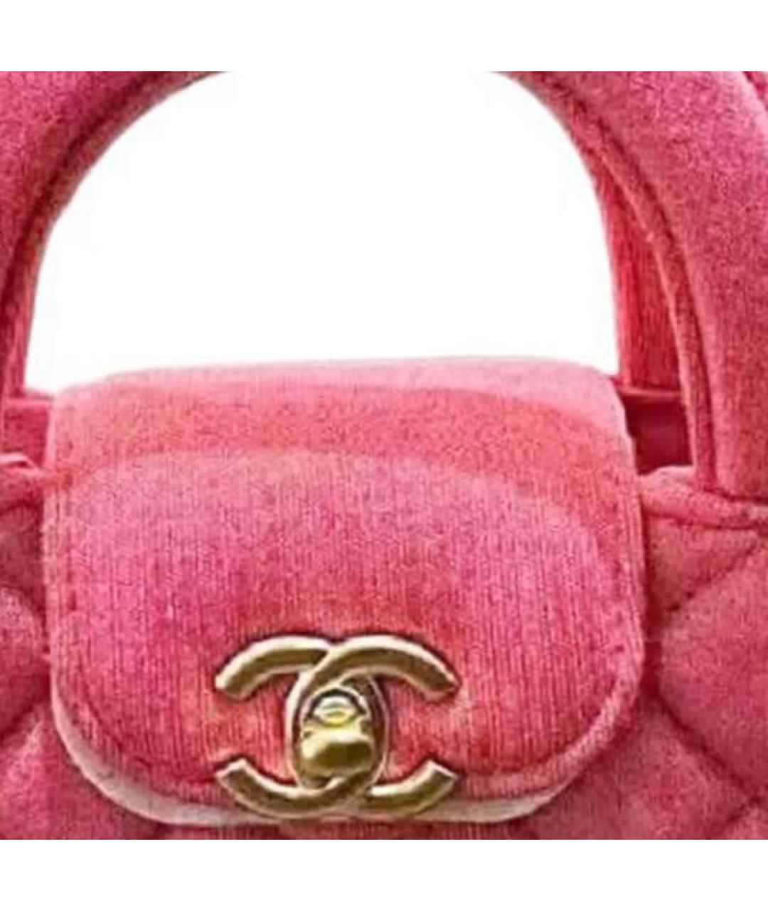 CHANEL PRE-OWNED Розовая сумка с короткими ручками, фото 2