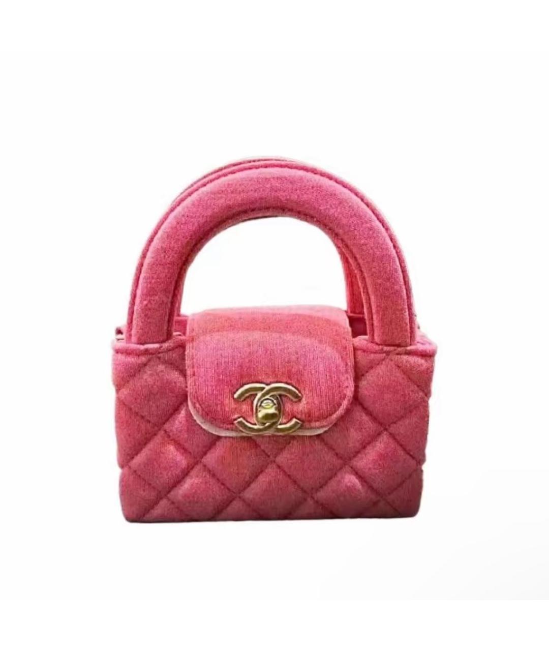 CHANEL PRE-OWNED Розовая сумка с короткими ручками, фото 1