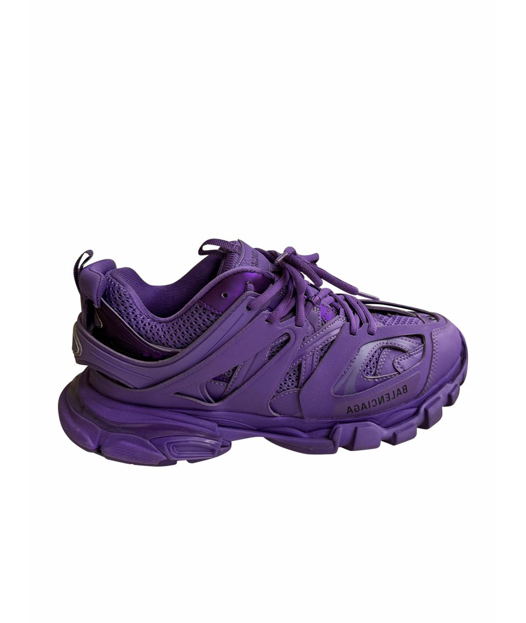 BALENCIAGA Фиолетовые низкие кроссовки / кеды, фото 1