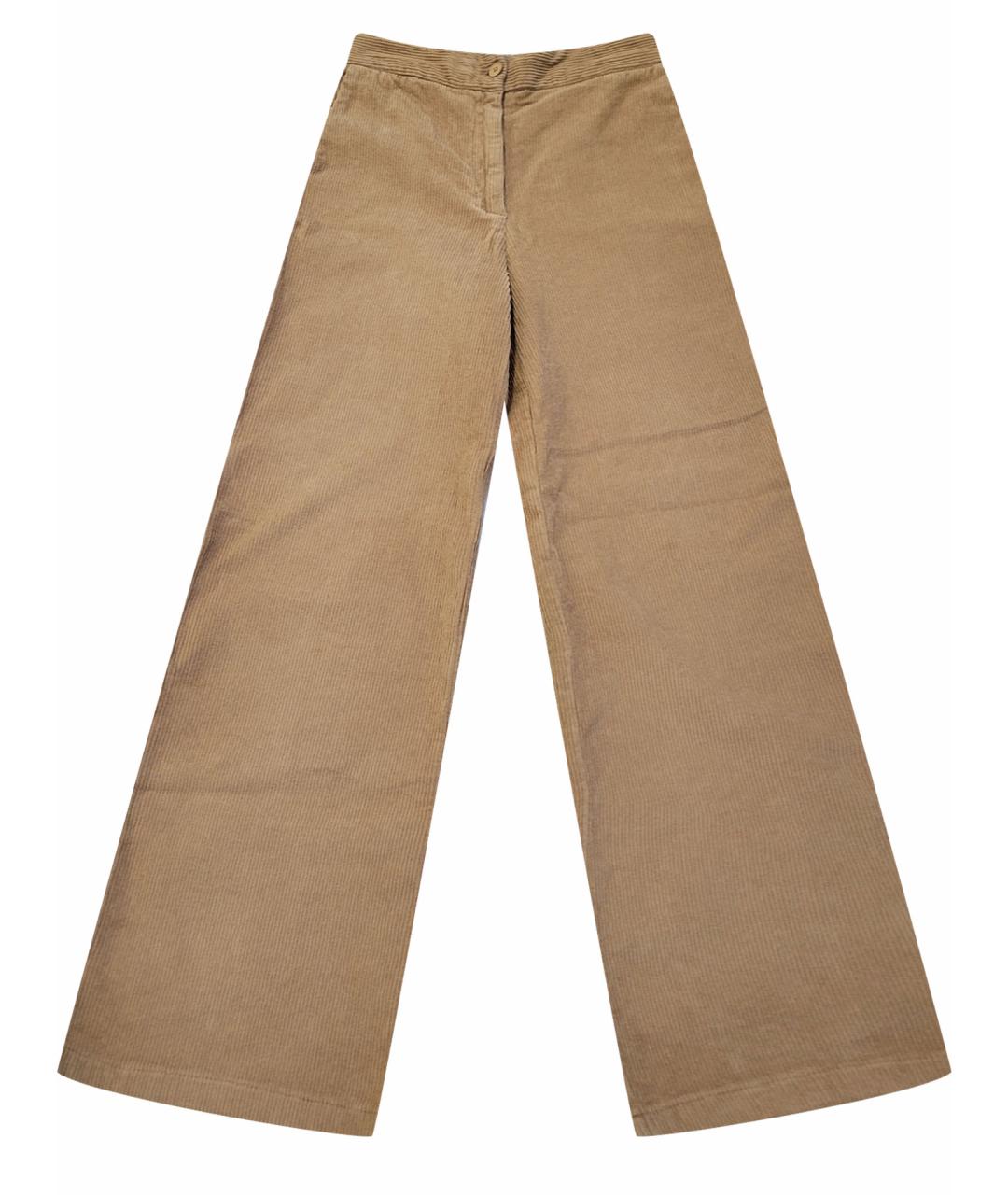 TWIN-SET Горчичные брюки широкие, фото 1