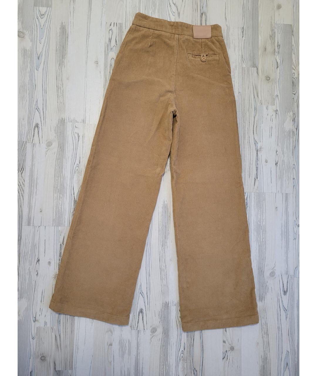 TWIN-SET Горчичные брюки широкие, фото 2