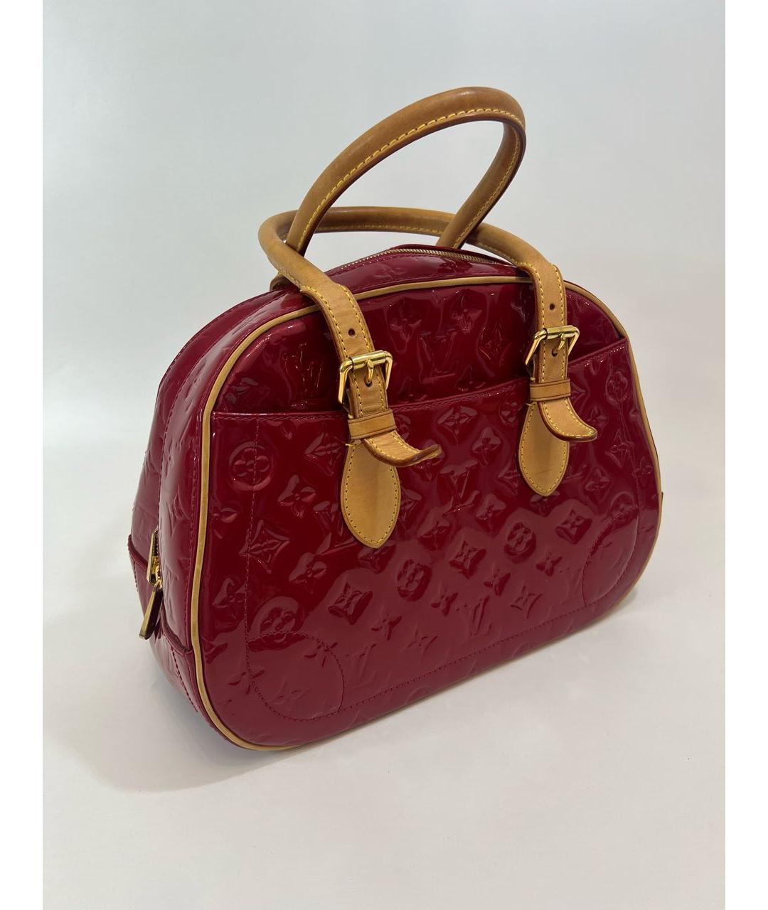 LOUIS VUITTON PRE-OWNED Красная сумка тоут из лакированной кожи, фото 2