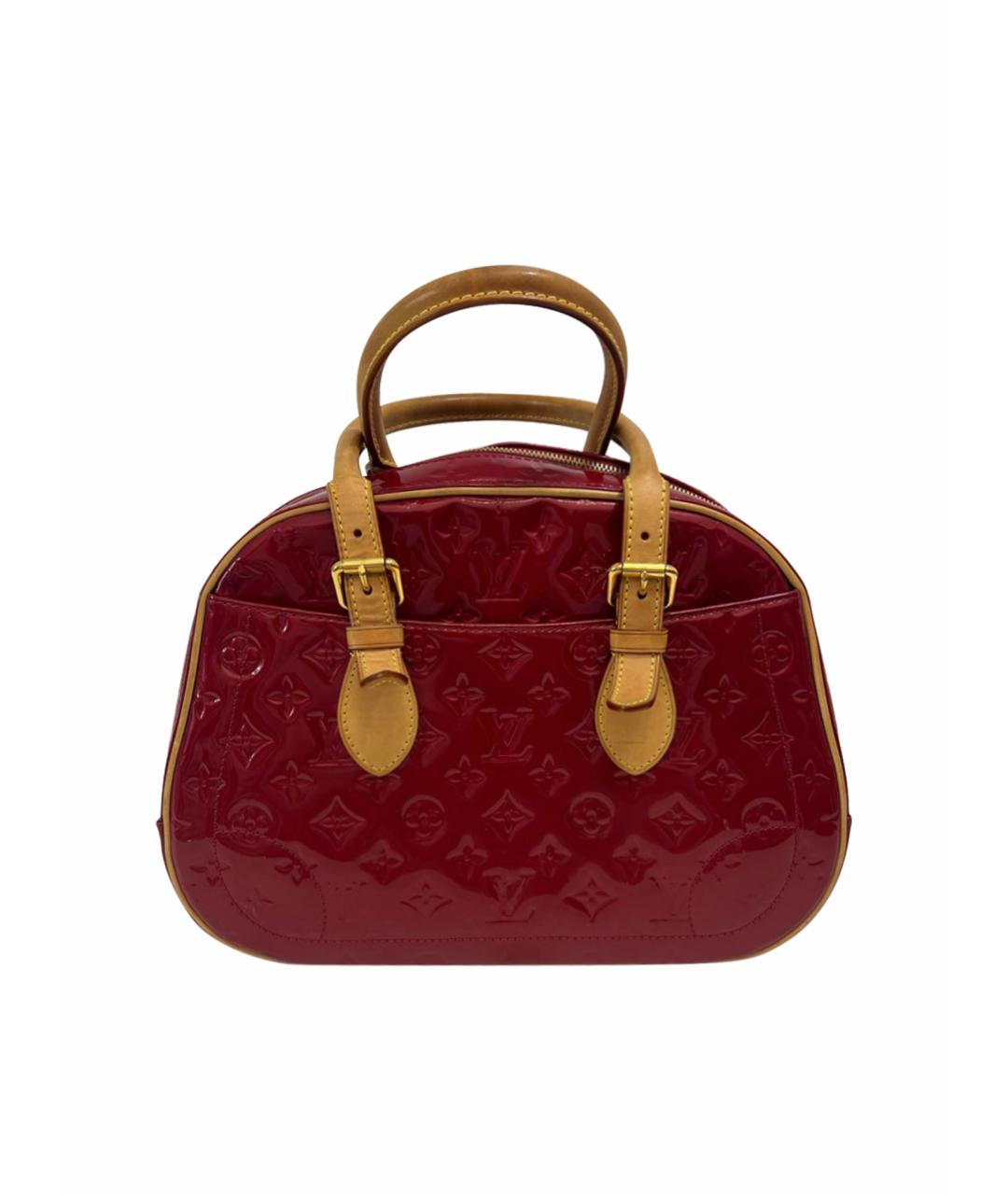 LOUIS VUITTON PRE-OWNED Красная сумка тоут из лакированной кожи, фото 1