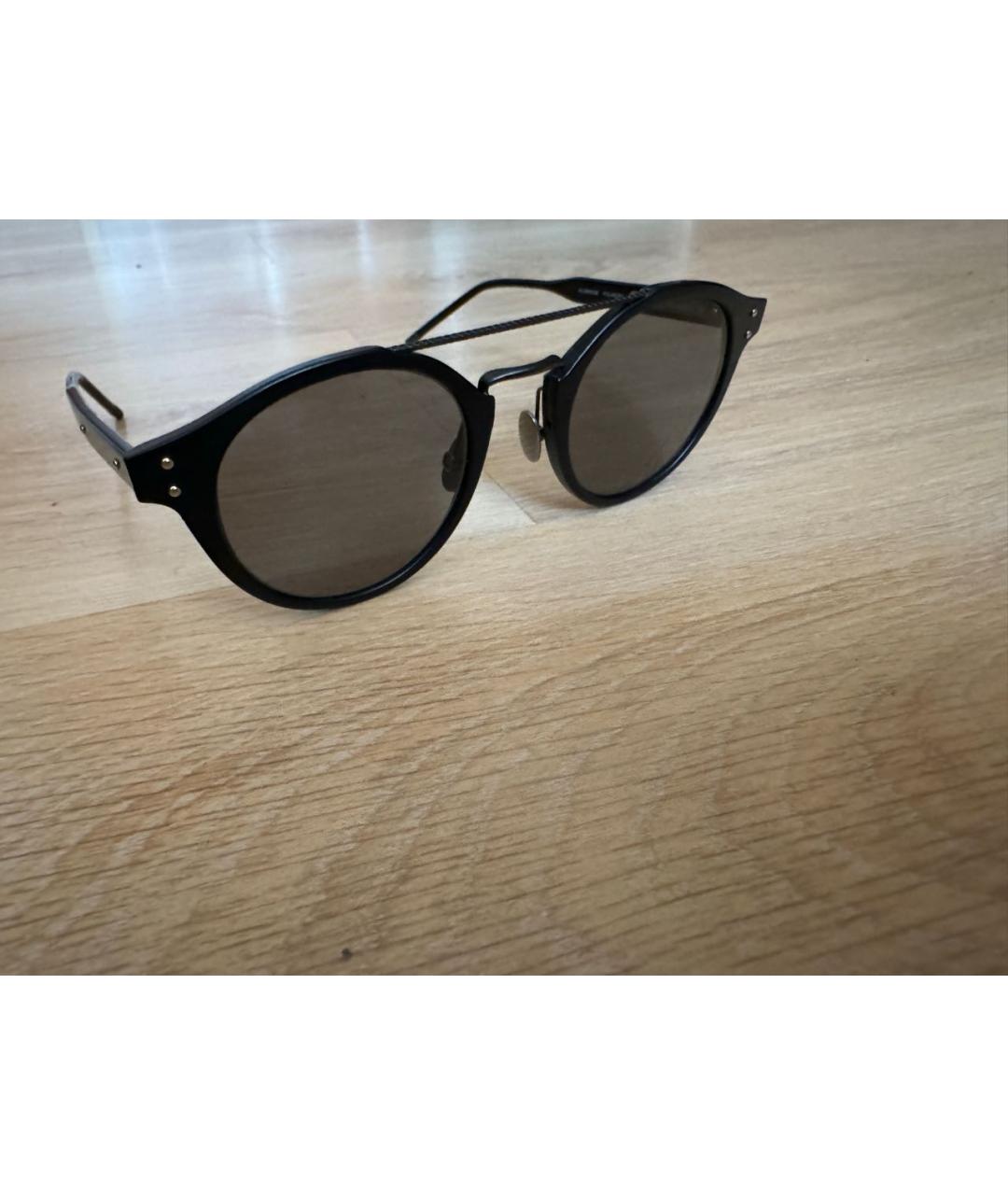 BOTTEGA VENETA Черные металлические солнцезащитные очки, фото 8