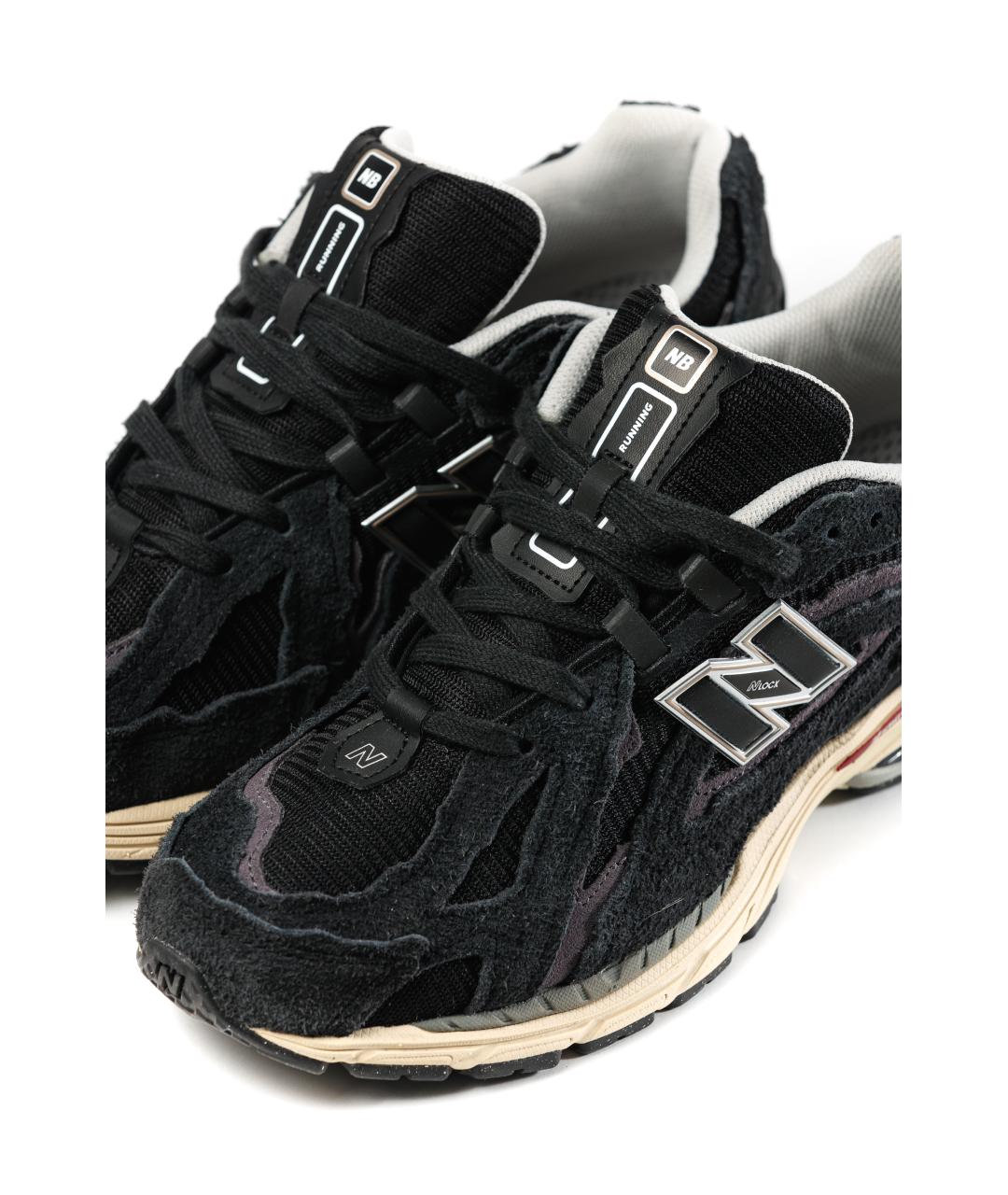 NEW BALANCE Черные синтетические низкие кроссовки / кеды, фото 4