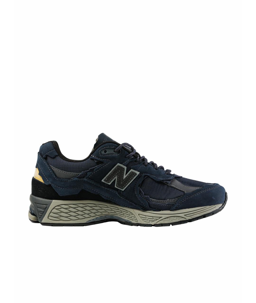NEW BALANCE Темно-синие синтетические низкие кроссовки / кеды, фото 1