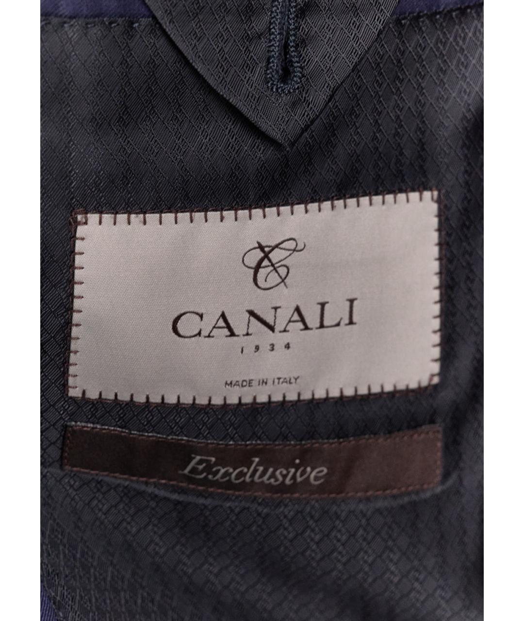CANALI Темно-синий классический костюм, фото 3