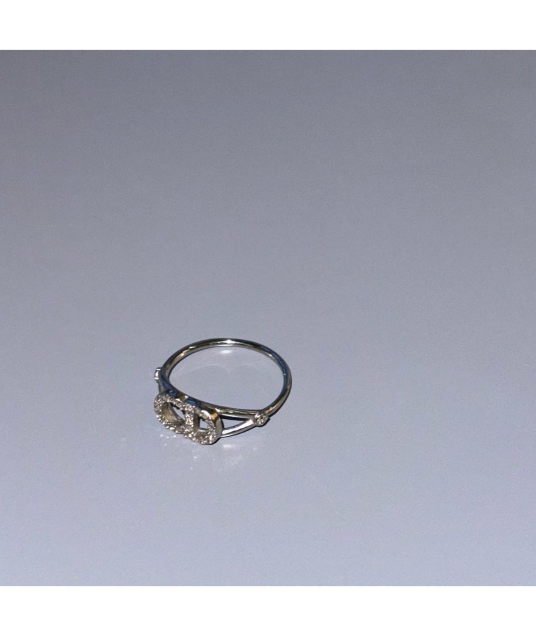 CHRISTIAN DIOR Серебряное металлическое кольцо, фото 4