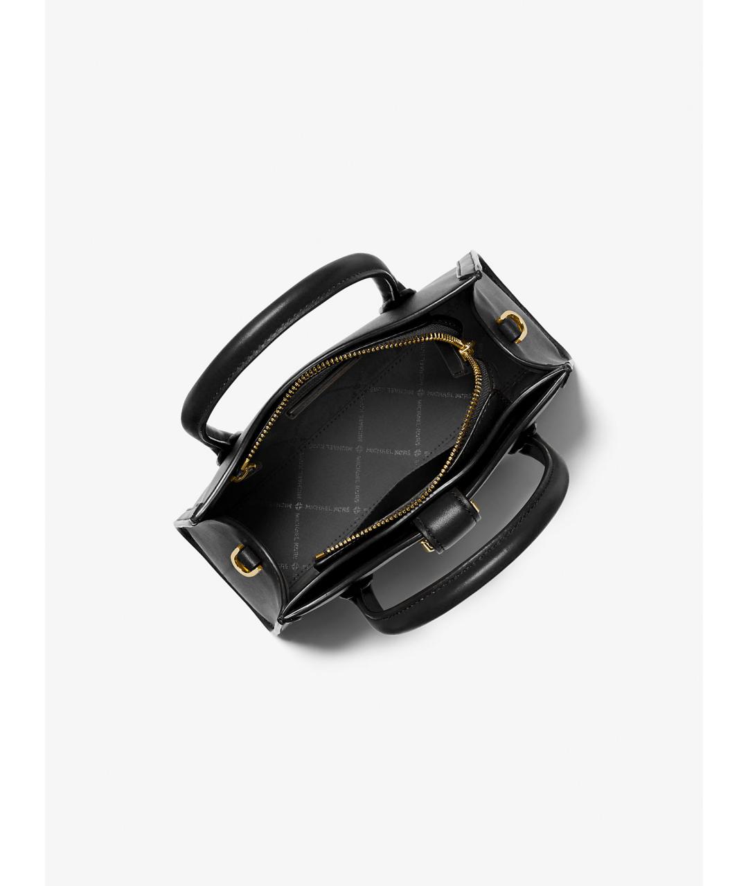 MICHAEL KORS Черная сумка через плечо из искусственной кожи, фото 2