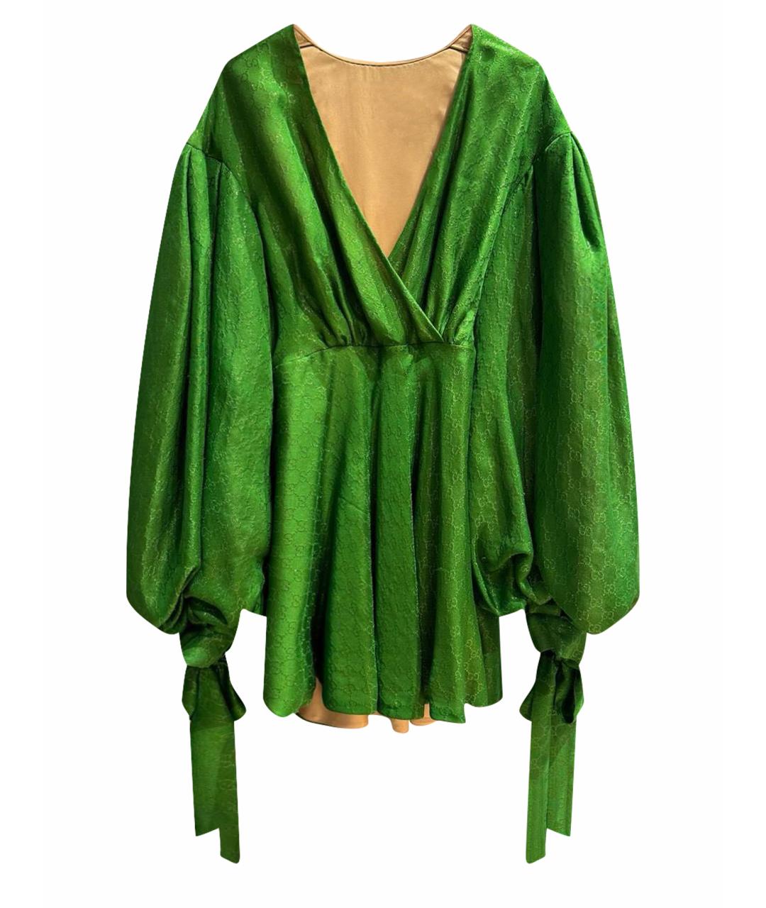 GUCCI Зеленые вечернее платье, фото 1