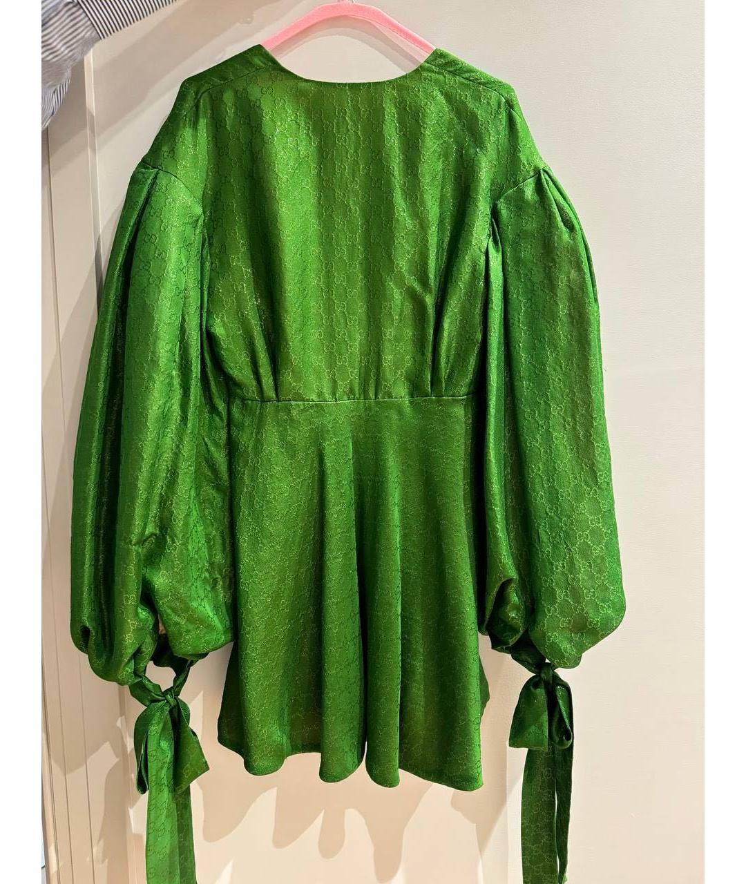 GUCCI Зеленые вечернее платье, фото 2