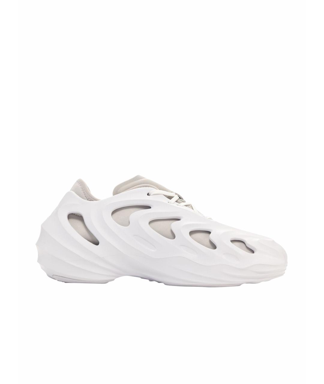 ADIDAS Белые резиновые низкие кроссовки / кеды, фото 1