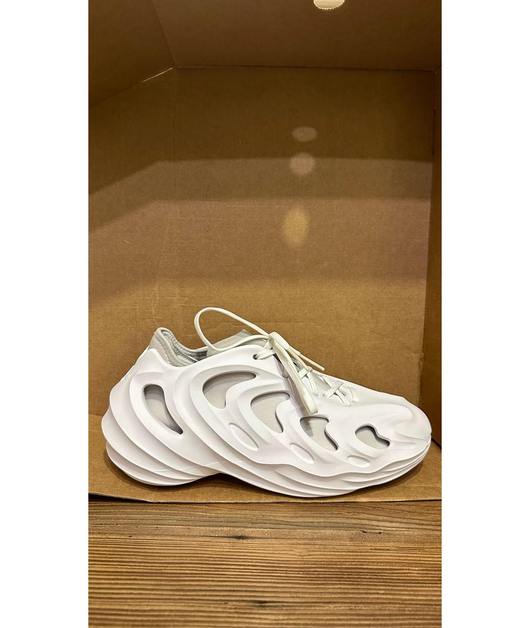 ADIDAS Белые резиновые низкие кроссовки / кеды, фото 2