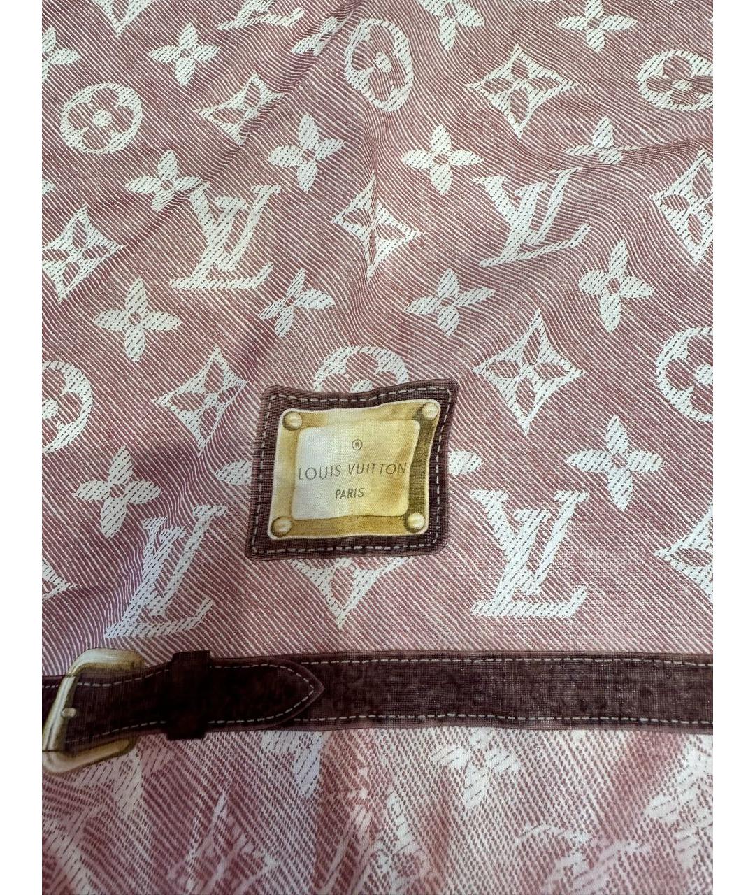 LOUIS VUITTON Розовый платок, фото 3