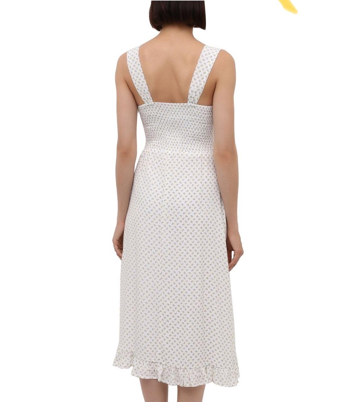 FAITHFULLY THE BRAND Белое вискозное повседневное платье, фото 4