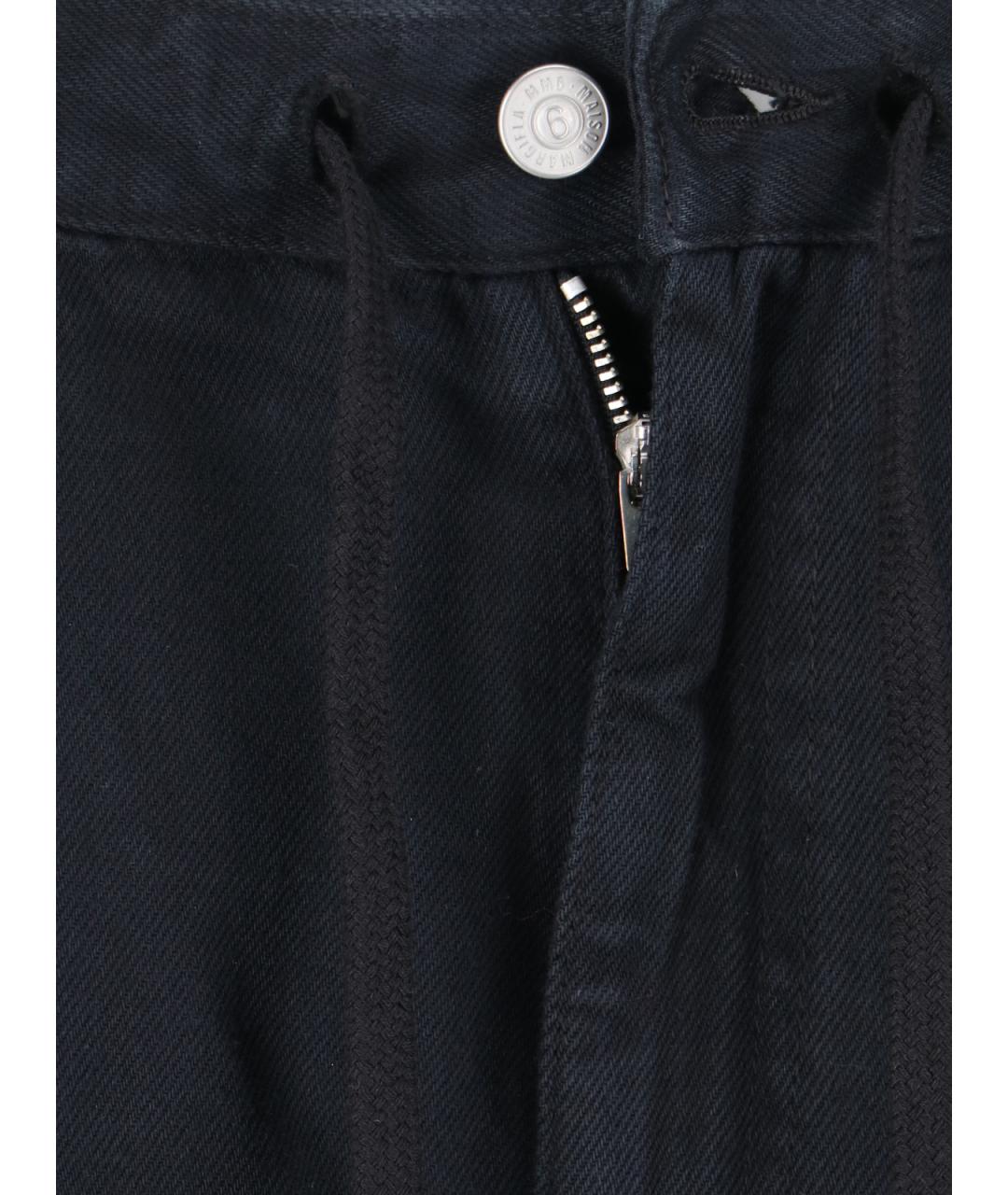 MAISON MARGIELA Черные прямые джинсы, фото 5