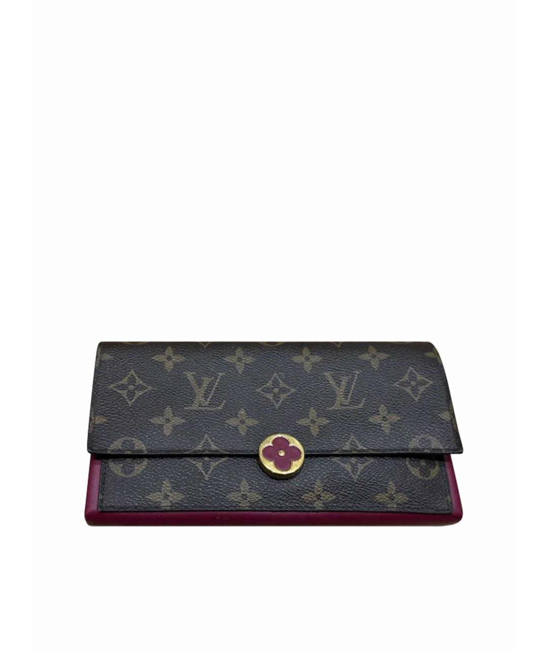 LOUIS VUITTON PRE-OWNED Коричневый кошелек, фото 1