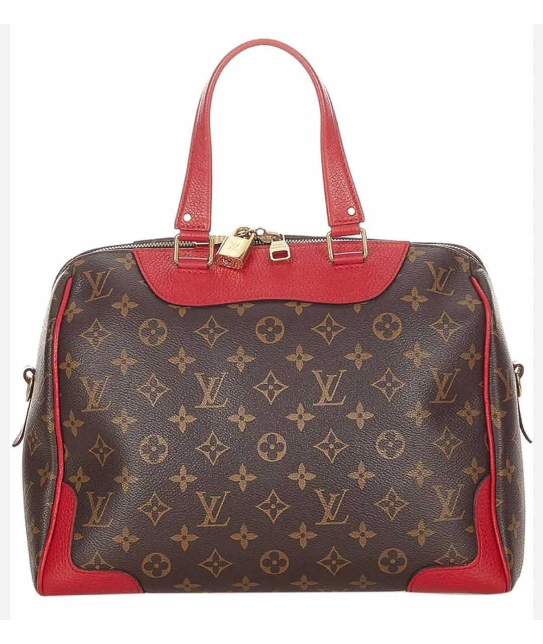 LOUIS VUITTON PRE-OWNED Коричневая сумка с короткими ручками, фото 1