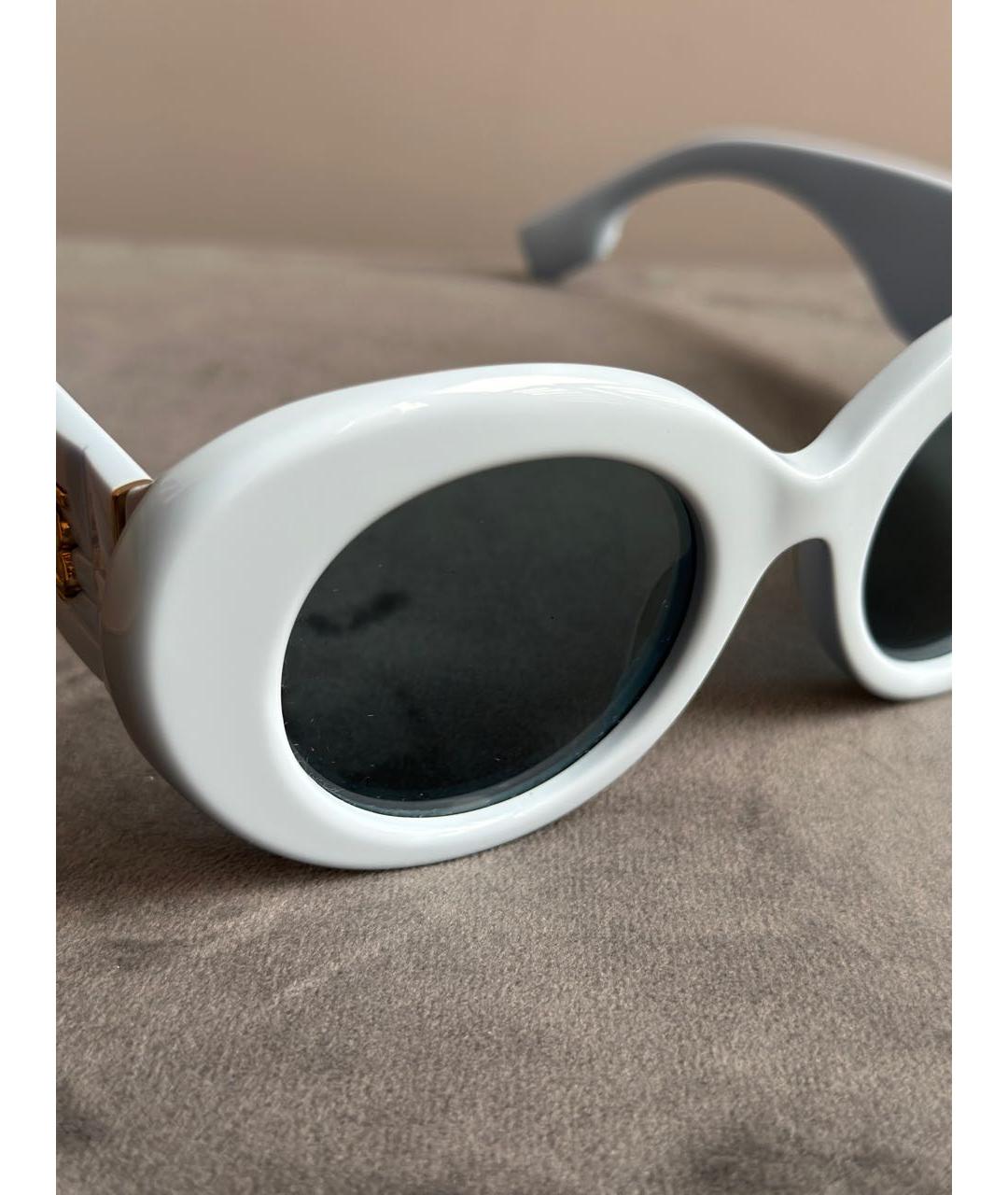BURBERRY Голубые пластиковые солнцезащитные очки, фото 3