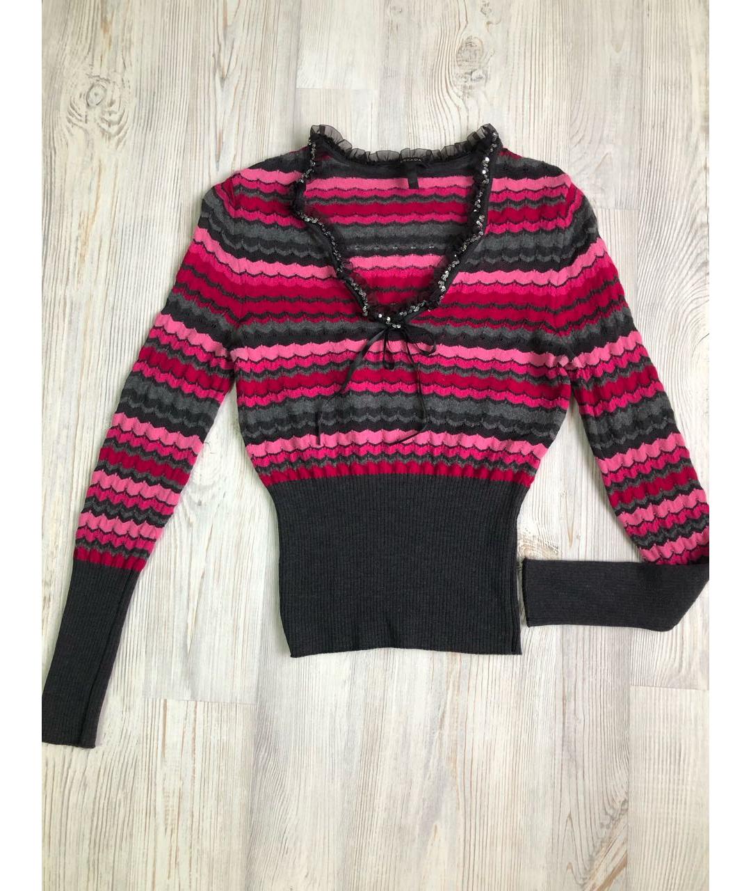 ESCADA Розовый хлопковый джемпер / свитер, фото 9