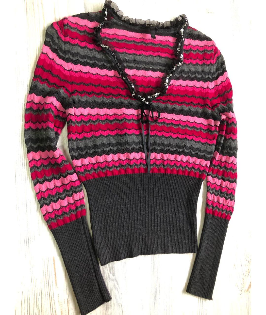 ESCADA Розовый хлопковый джемпер / свитер, фото 8