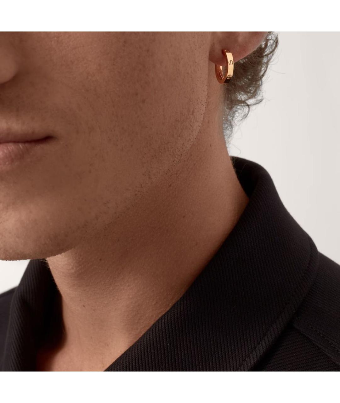 CARTIER Золотые серьги из розового золота, фото 5