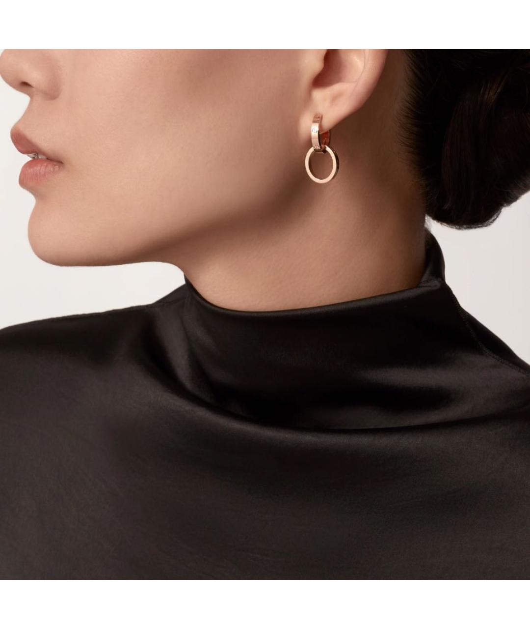 CARTIER Золотые серьги из розового золота, фото 4
