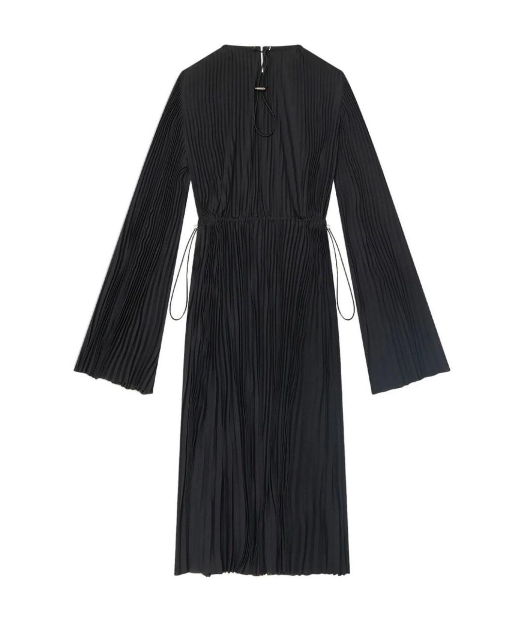 BALENCIAGA Черное полиэстеровое коктейльное платье, фото 2
