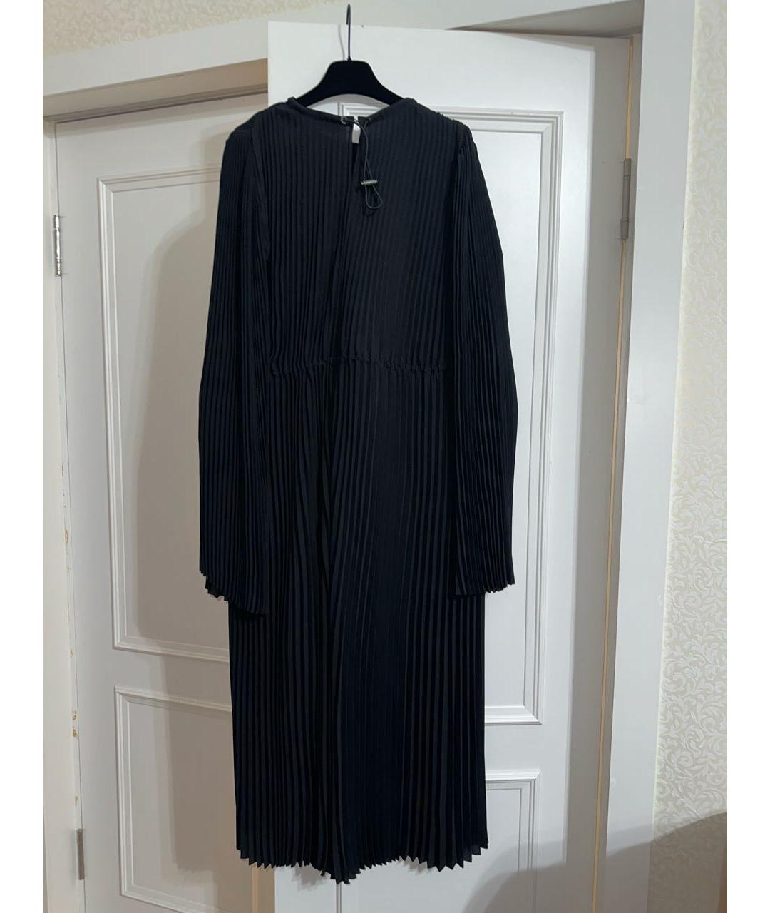 BALENCIAGA Черное полиэстеровое коктейльное платье, фото 8