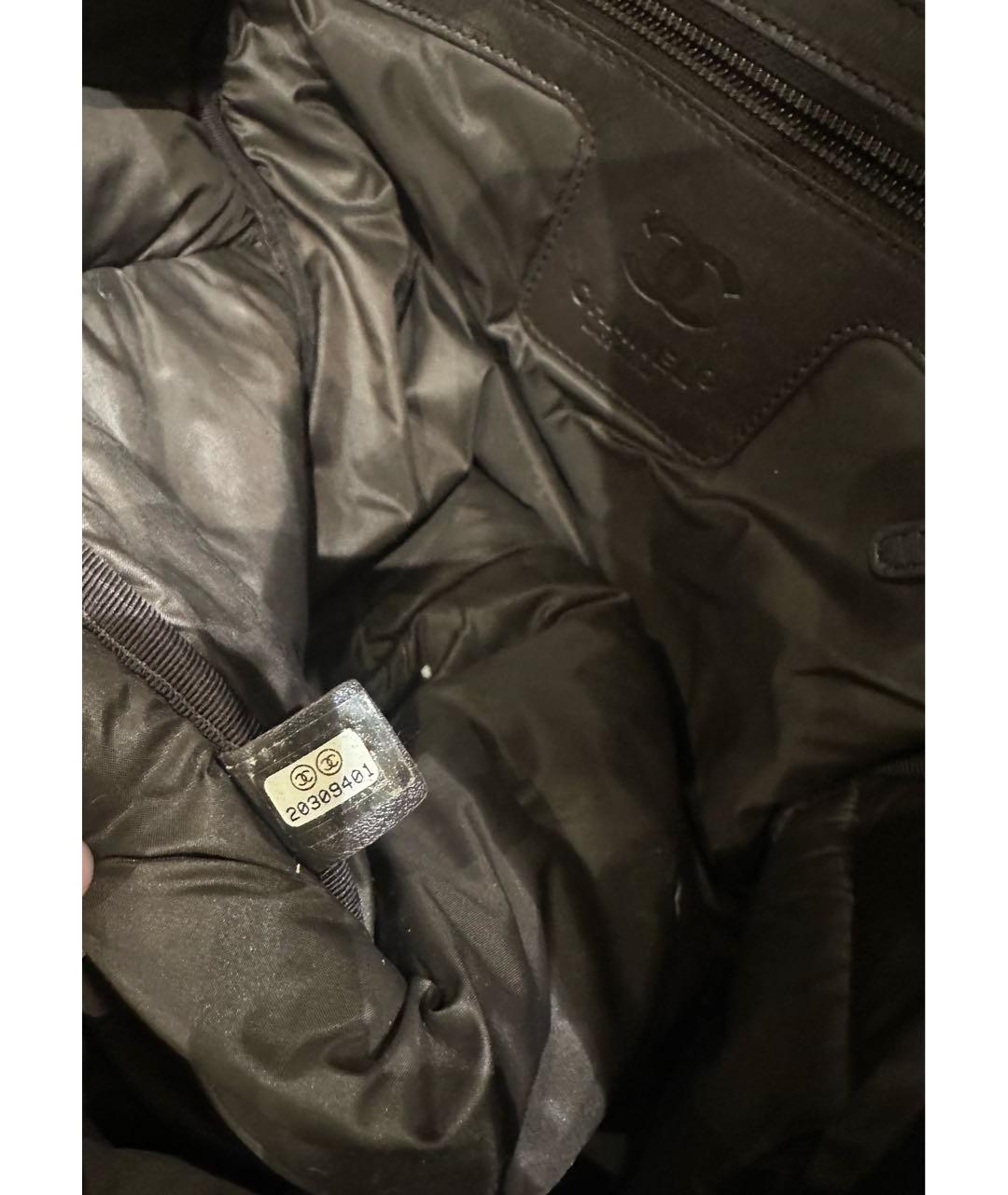 CHANEL Бордовый тканевый рюкзак, фото 6
