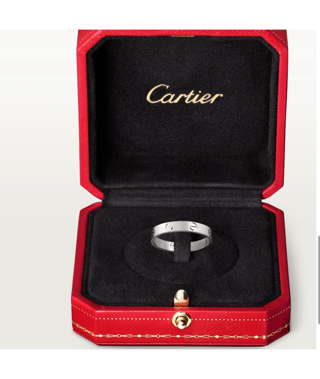 CARTIER Серебряное кольцо из белого золота, фото 4