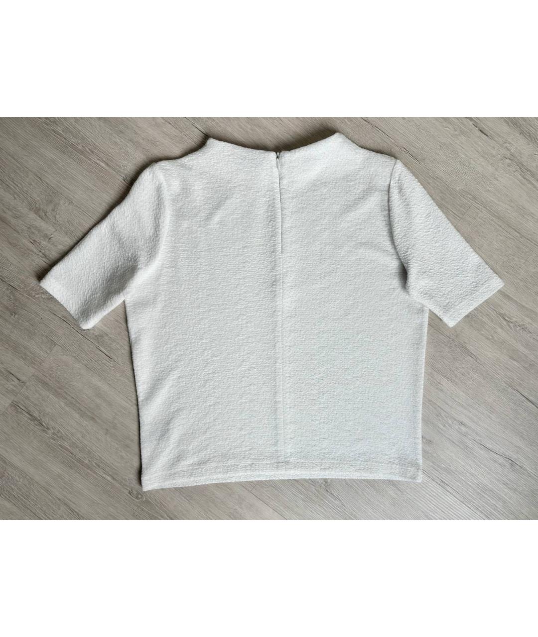 DIESEL Белая полиэстеровая блузы, фото 6