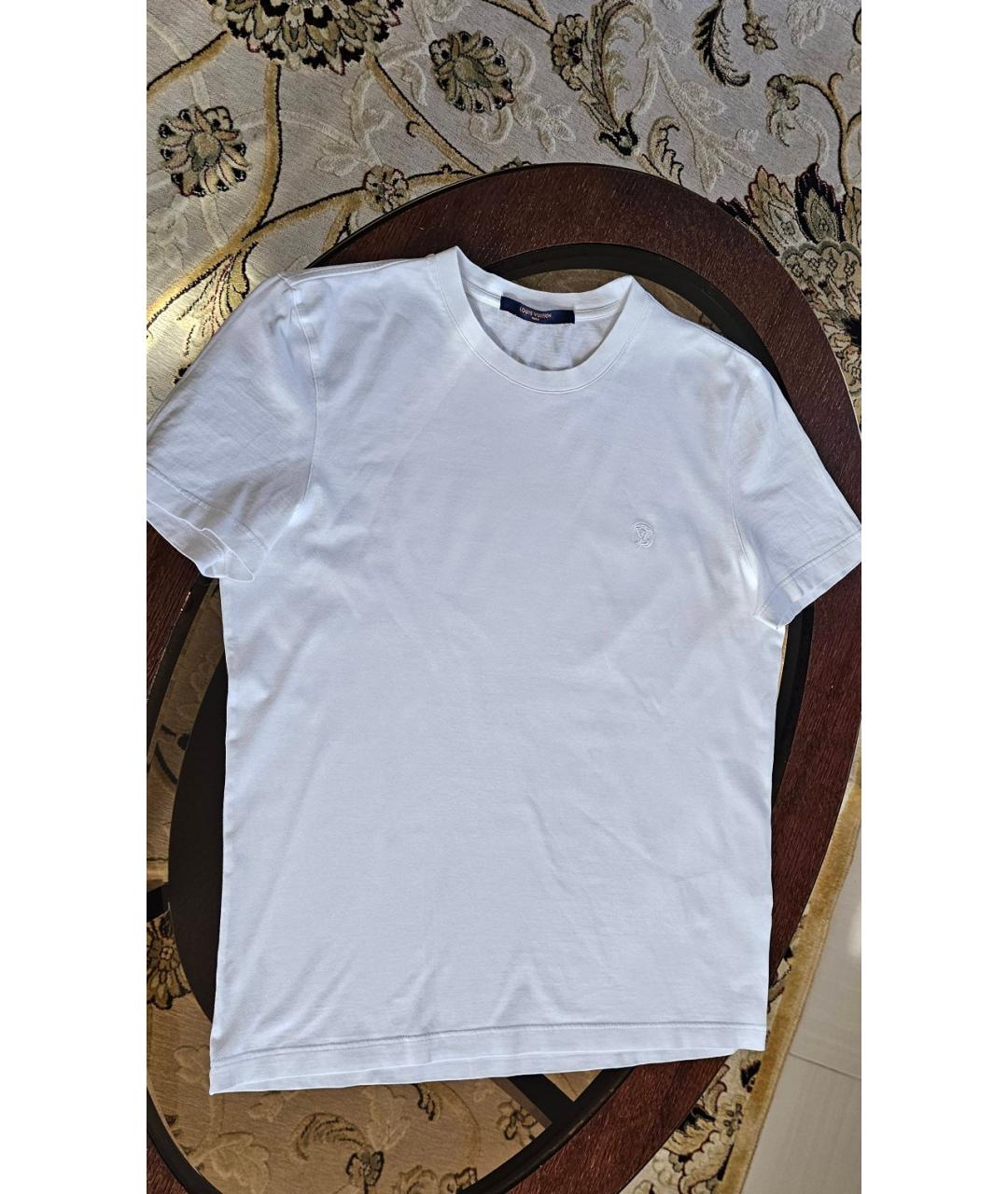 LOUIS VUITTON PRE-OWNED Белая хлопковая футболка, фото 10