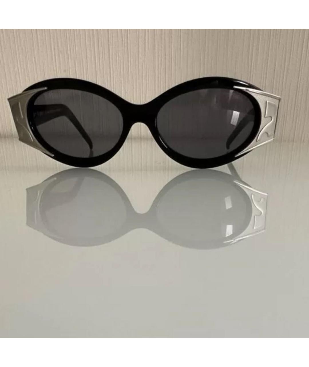 COURREGES Серебряные металлические солнцезащитные очки, фото 5