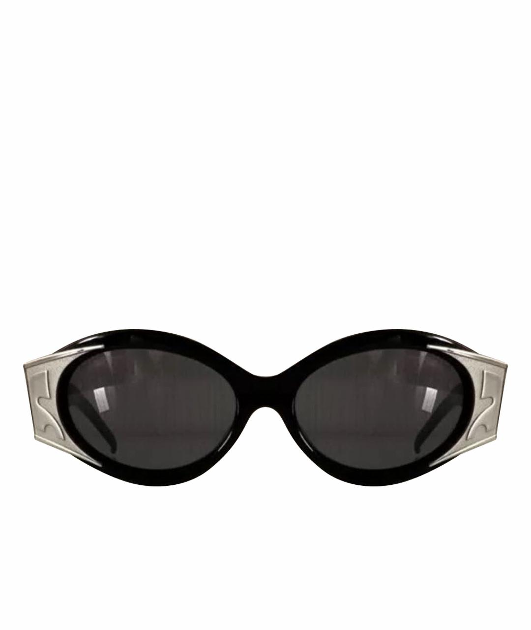 COURREGES Серебряные металлические солнцезащитные очки, фото 1