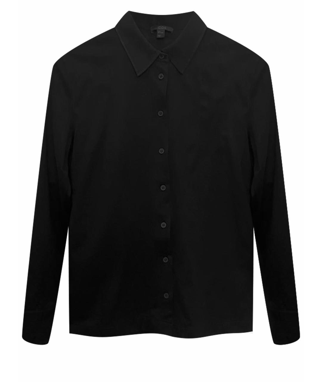 COS Черная хлопковая рубашка, фото 1