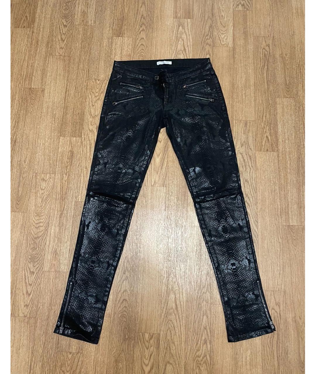 PIERRE BALMAIN Черные хлопковые джинсы слим, фото 7